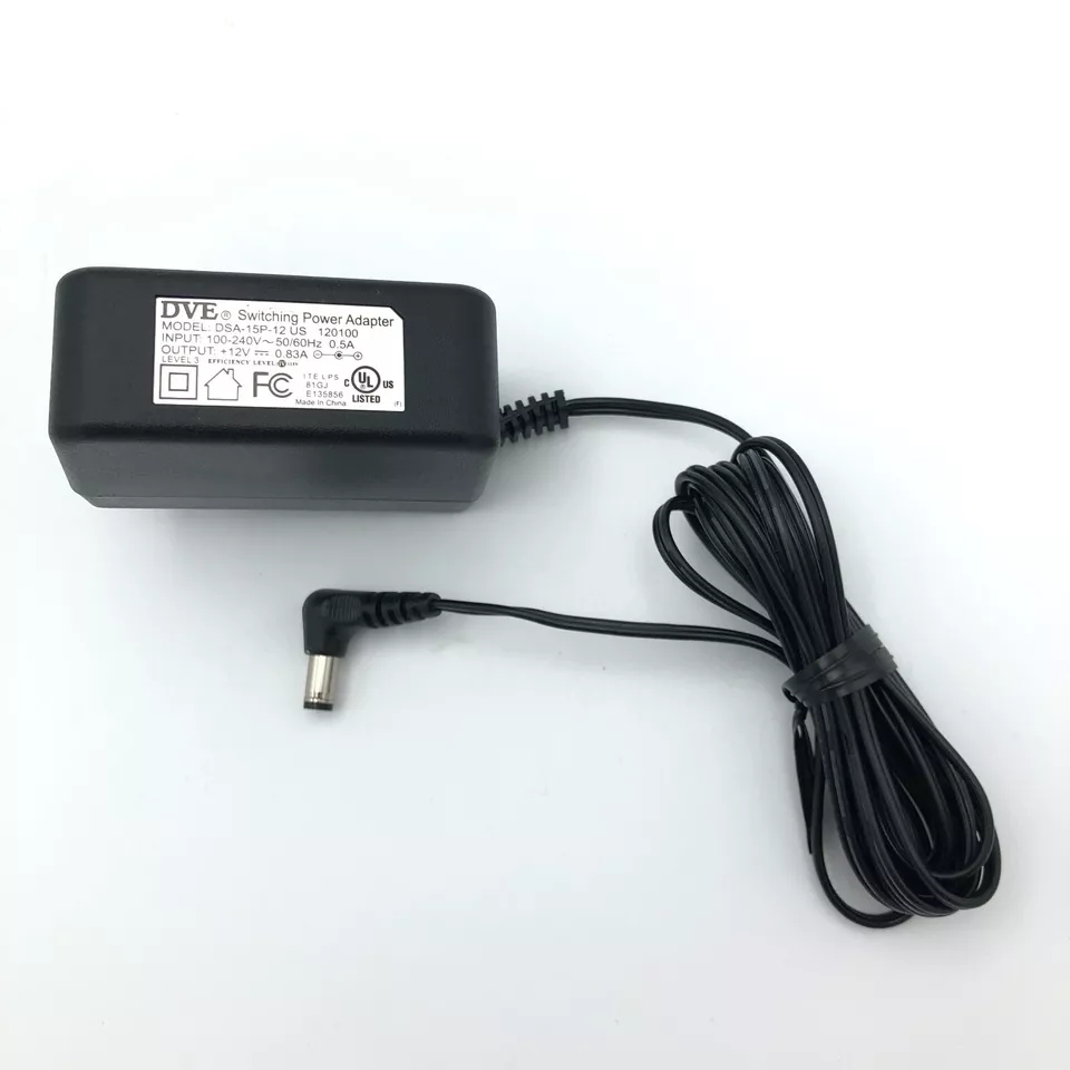 *Brand NEW* Genuine 12V 0.83A 10W DVE Switching Power Adapter Model DSA-15P-12 US 120100 Power Supply - Click Image to Close